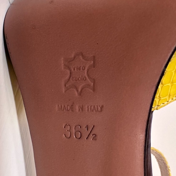 Dior Maryjane High Heels - Brown and Yellow Eu 36.5 - Picture 12 of 16